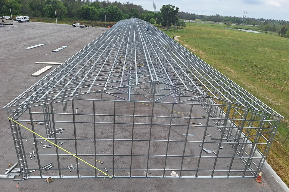 commercial metal building framing