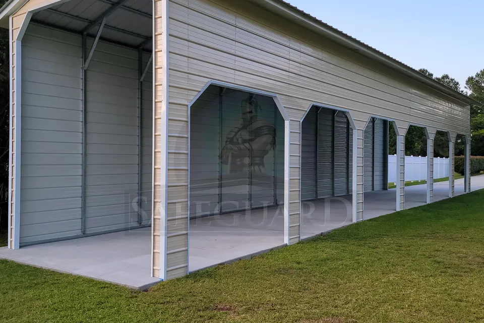 Carport end and side frameouts