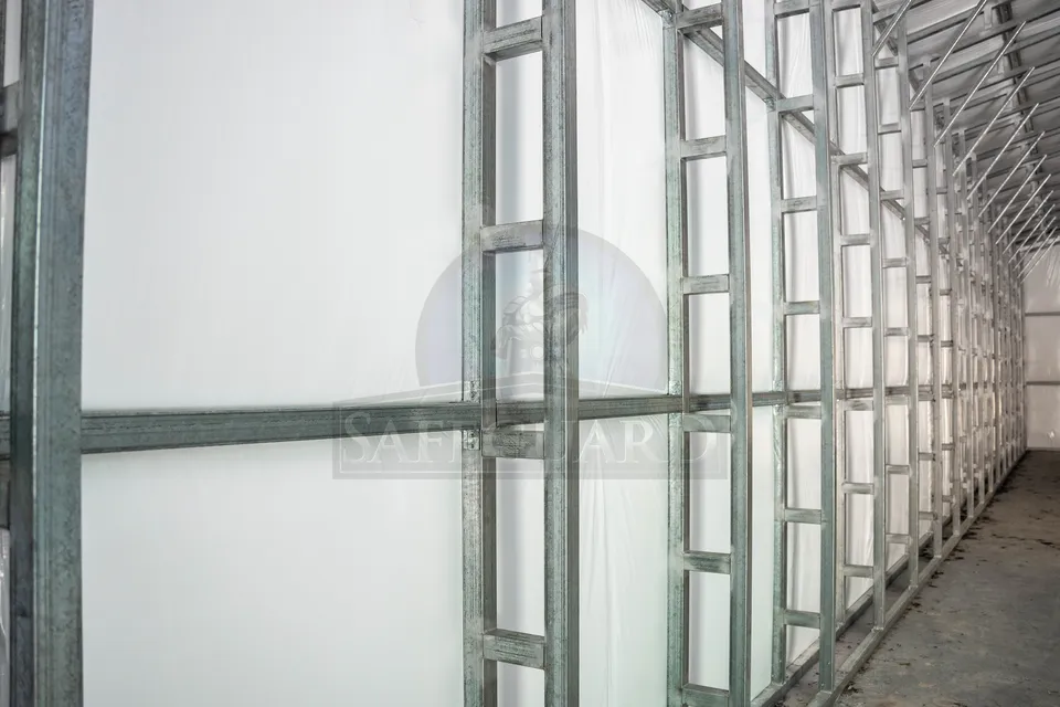 Siding of commercial metal building