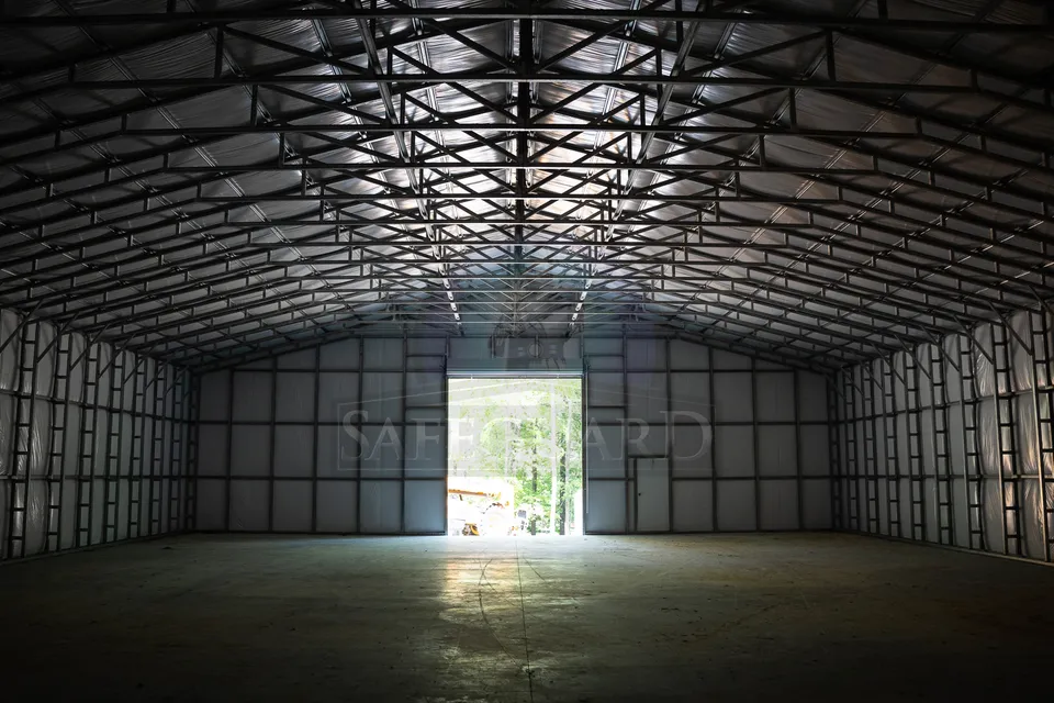 Inside and opening of commercial building