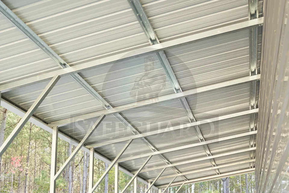 Lean-to roof on Garage