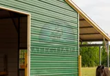Steel horse barn