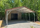 Far out view of attached carport